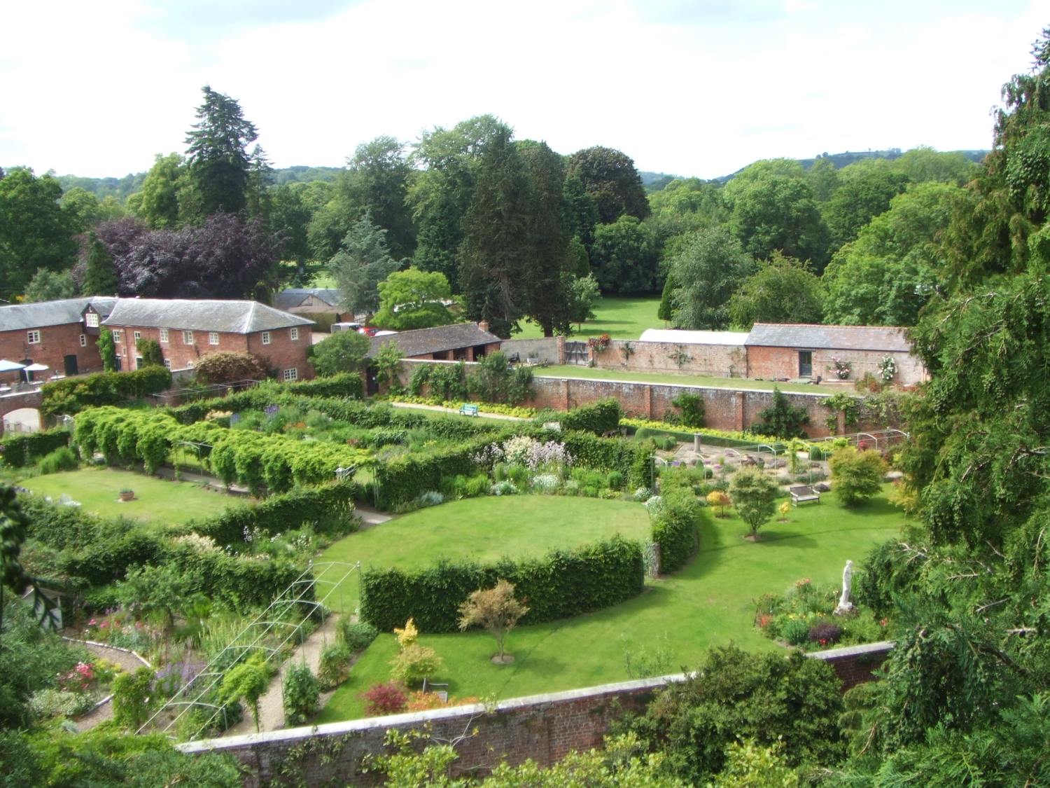 gardens to visit powys